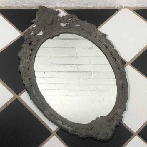 Antique Oval Mirror