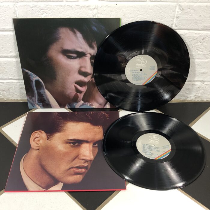 RARE Set of 8 Elvis Presley 25th Anniversary Vinyl Records (Engraved with His Signature) - Image 5