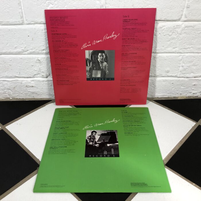 RARE Set of 8 Elvis Presley 25th Anniversary Vinyl Records (Engraved with His Signature) - Image 7