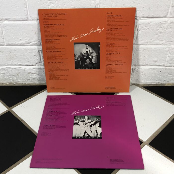 RARE Set of 8 Elvis Presley 25th Anniversary Vinyl Records (Engraved with His Signature) - Image 10