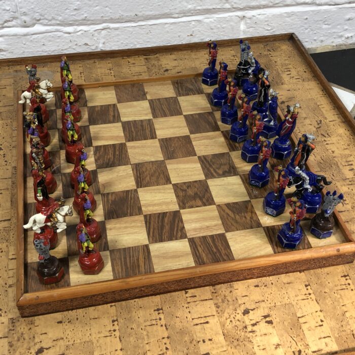 Large Vintage Medival Themed Chess Set (with Lead Pieces) - Image 10