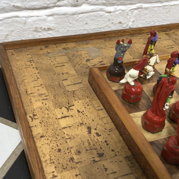 Large Vintage Medival Themed Chess Set (with Lead Pieces) - Image 11