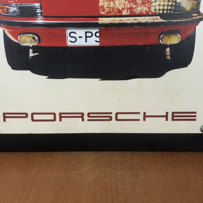 Limited Edition! Enamel Plate Porsche Sign - Image 6