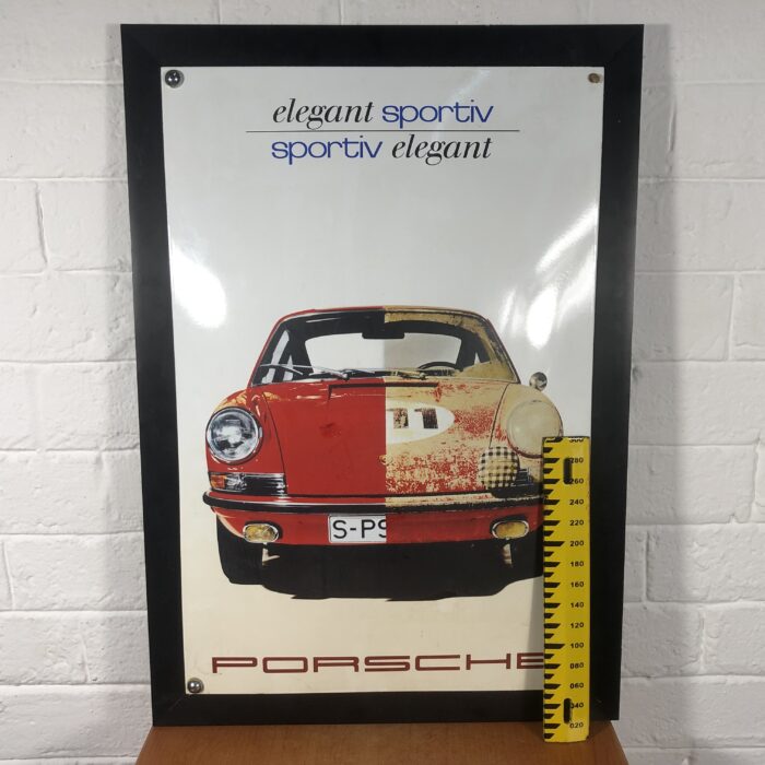 Limited Edition! Enamel Plate Porsche Sign - Image 10
