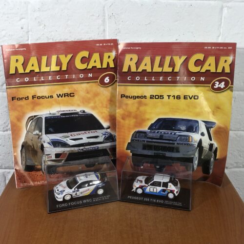 Rally Model Cars ~ Ford Focus WRC & Peugeot 205 T16 EVO