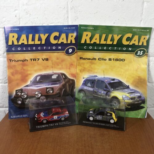 Rally Model Cars ~ Triumph TR7 V8 & Renault Clio S1600