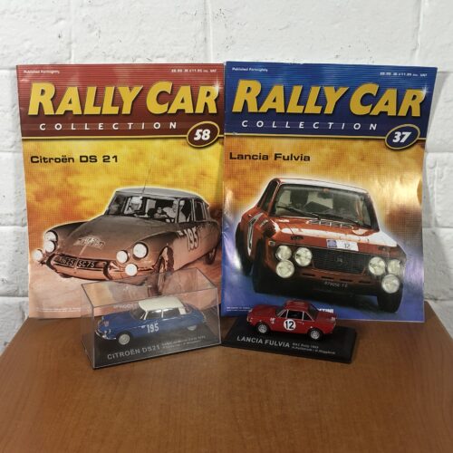 Rally Model Cars ~ Citroën DS 21 & Lancia Fulvia