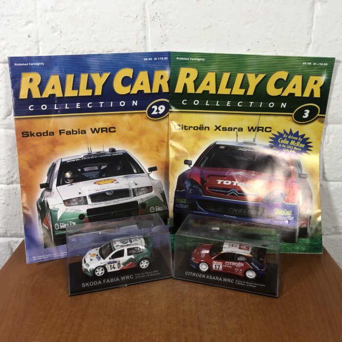 Rally Model Cars ~ Skoda Fabia WRC & Citroën Xsara WRC