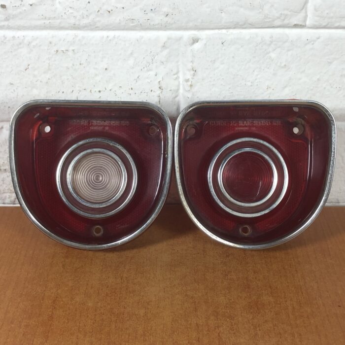 Vintage 1960s Chevy Tail Light Lenses - Image 7