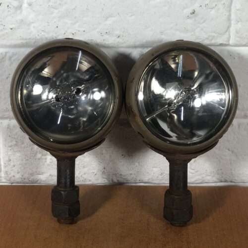 Pair of Vintage Headlights