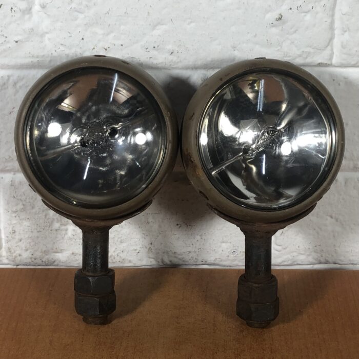 Pair of Vintage Headlights