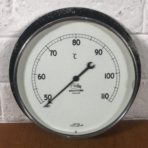Vintage Coley Brentford Temperature Gauge (Made in England)