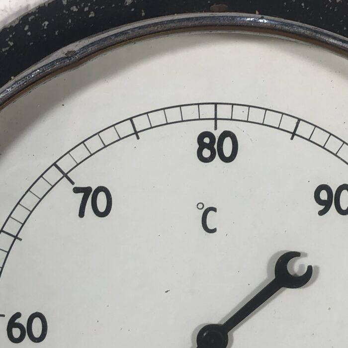 Vintage Coley Brentford Temperature Gauge (Made in England) - Image 4