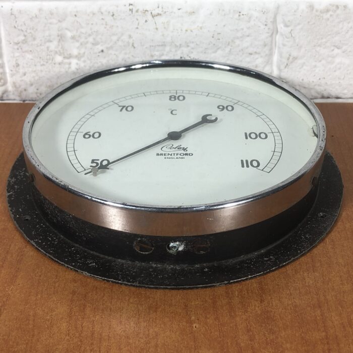 Vintage Coley Brentford Temperature Gauge (Made in England) - Image 8