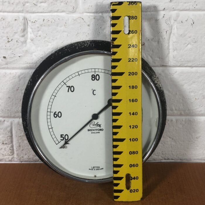 Vintage Coley Brentford Temperature Gauge (Made in England) - Image 10