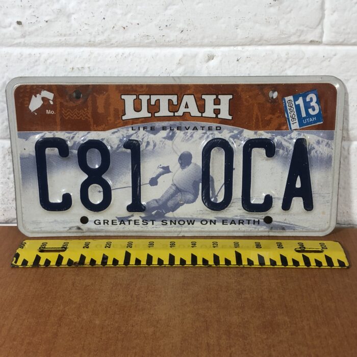 Utah USA Number Plate - Image 6