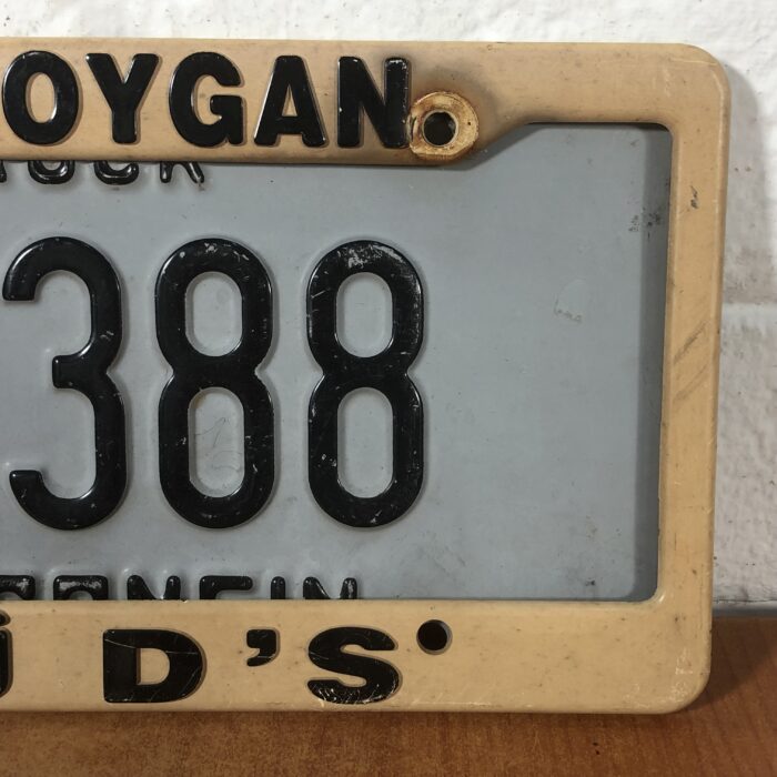 Wisconsin USA Number Plate with Cover - Image 3