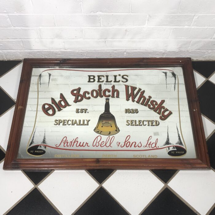 Vintage Bell's Old Scotch Whisky Pub Mirror