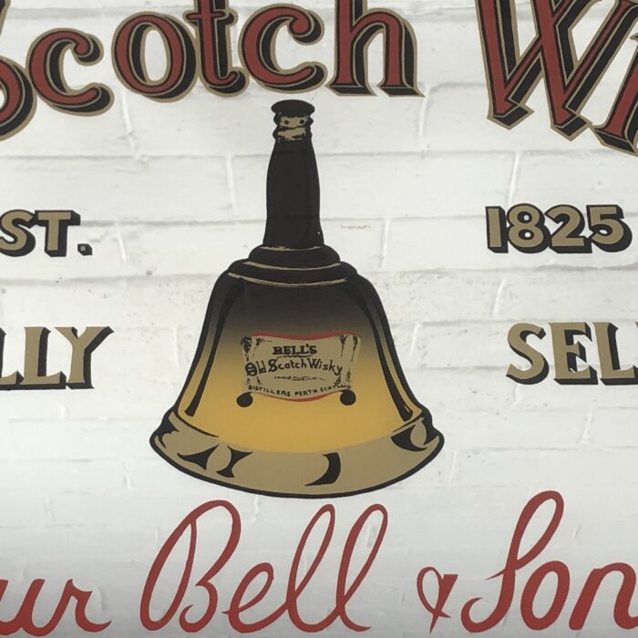 Vintage Bell's Old Scotch Whisky Pub Mirror - Image 3