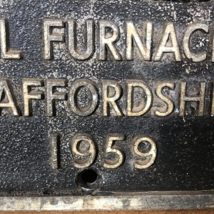 Vintage Cast Aluminium Machine Name Plate - Image 6