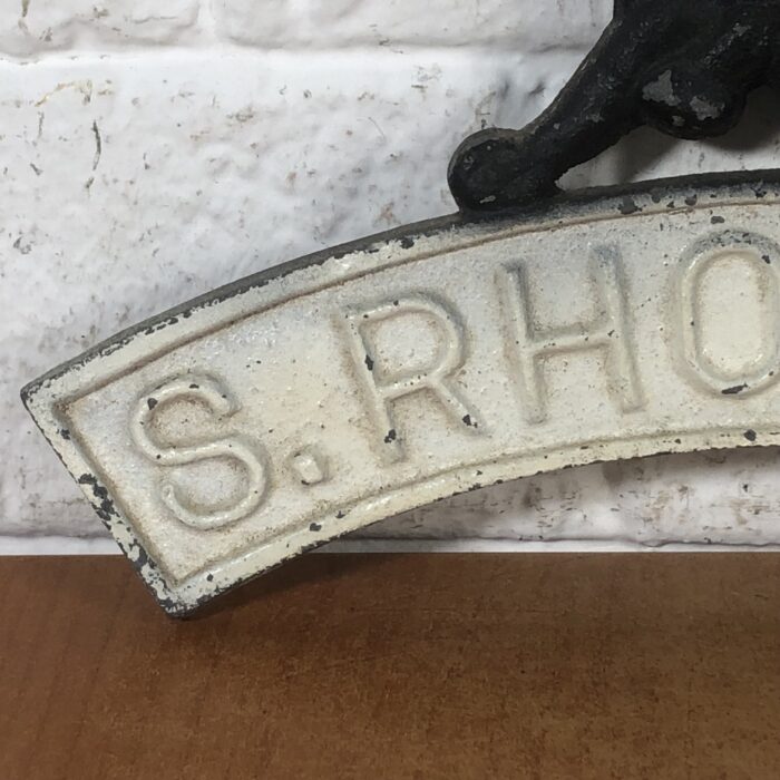 Vintage Cast Iron Southern Rhodesia Sign - Image 3