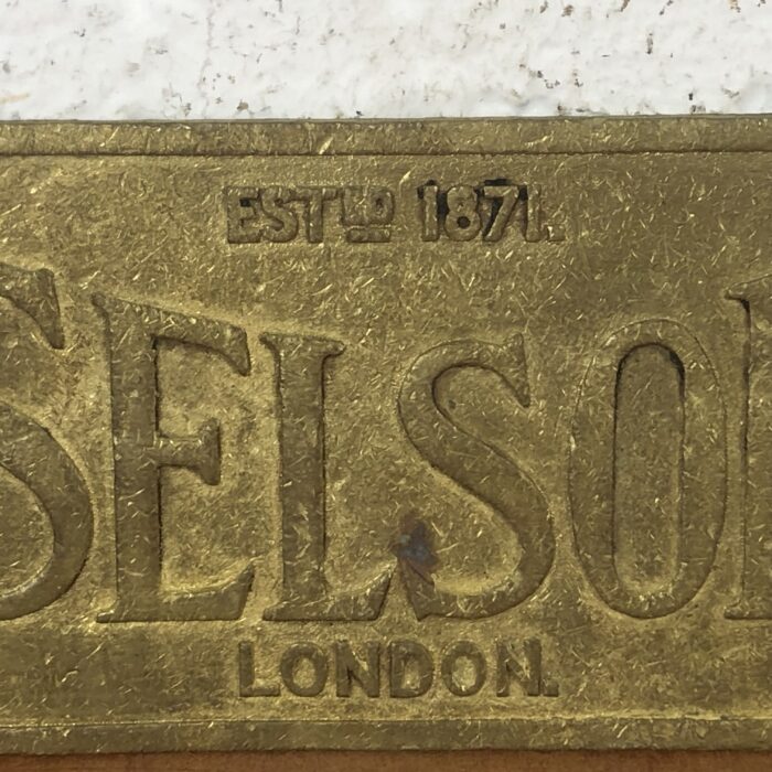 Vintage Brass Machine Name Plate - Image 3