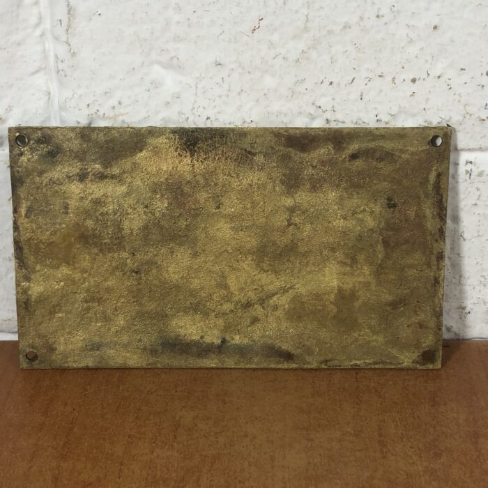 Vintage Brass Machine Name Plate - Image 5
