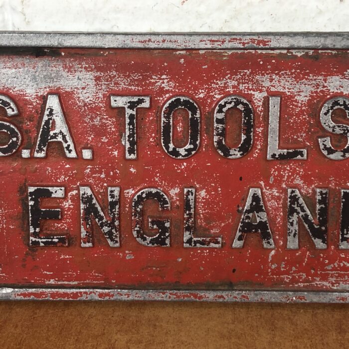 Vintage Cast Aluminium Machine Name Plate - Image 3