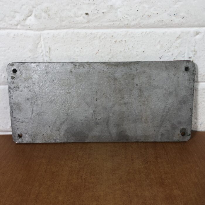 Vintage Cast Aluminium Machine Name Plate - Image 5