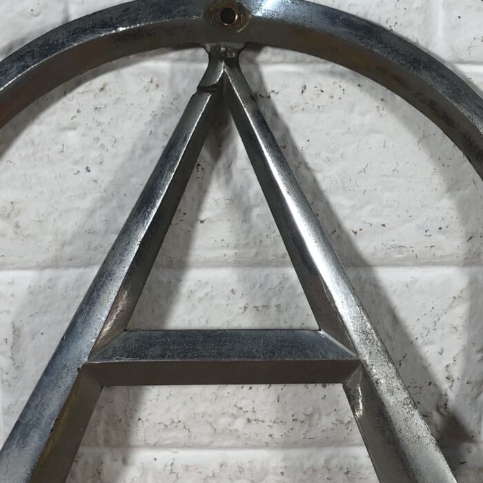 Vintage Metal Machine Sign - Image 3