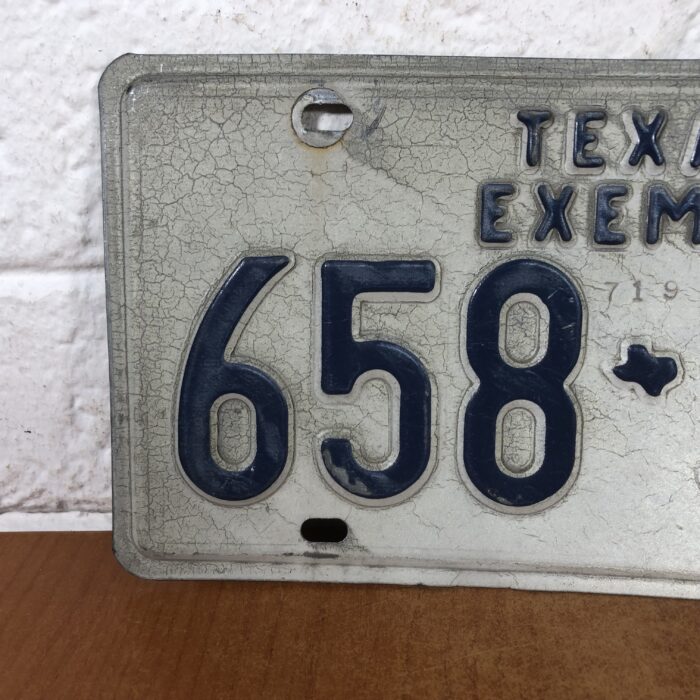 Vintage Texas USA Number Plate - Image 2