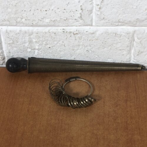 Vintage Jeweller's Ring & Finger Measuring Set