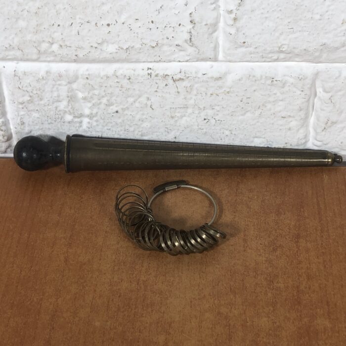 Vintage Jeweller's Ring & Finger Measuring Set