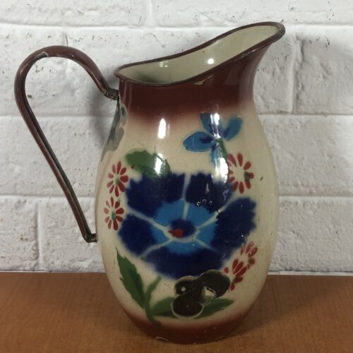 Vintage Enamel Jug (Made in Czechoslovakia)