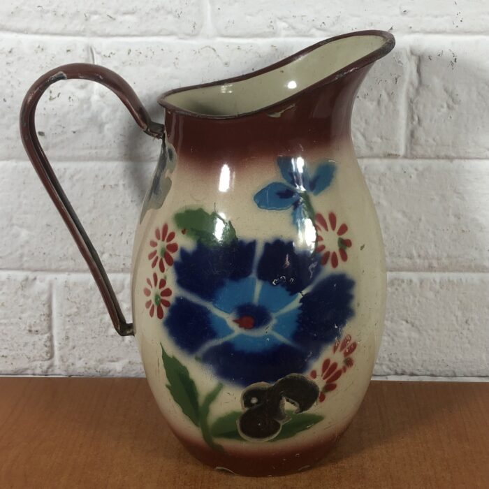 Vintage Enamel Jug (Made in Czechoslovakia)