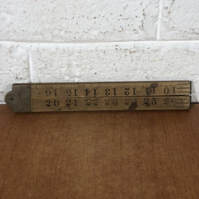 3 Vintage Wooden Folding Rulers - Image 6
