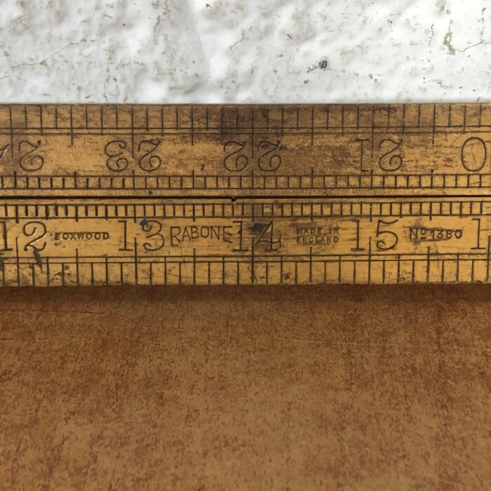 3 Vintage Wooden Folding Rulers - Image 4