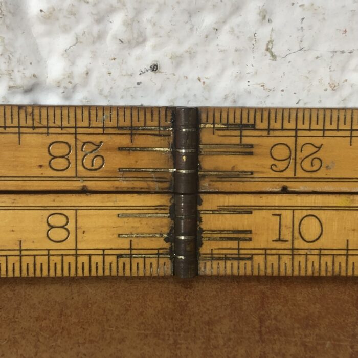 3 Vintage Wooden Folding Rulers - Image 5