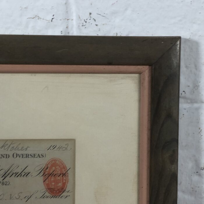 Framed Vintage 1940s Barclays Bank Cheques - Image 8