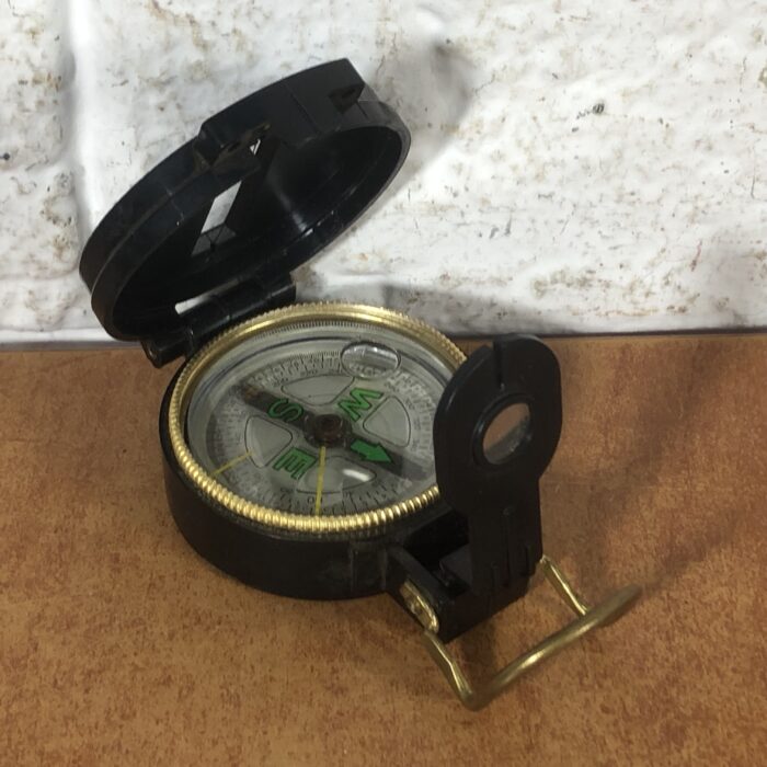 Vintage Engineer's Compass in Leather Case - Image 3