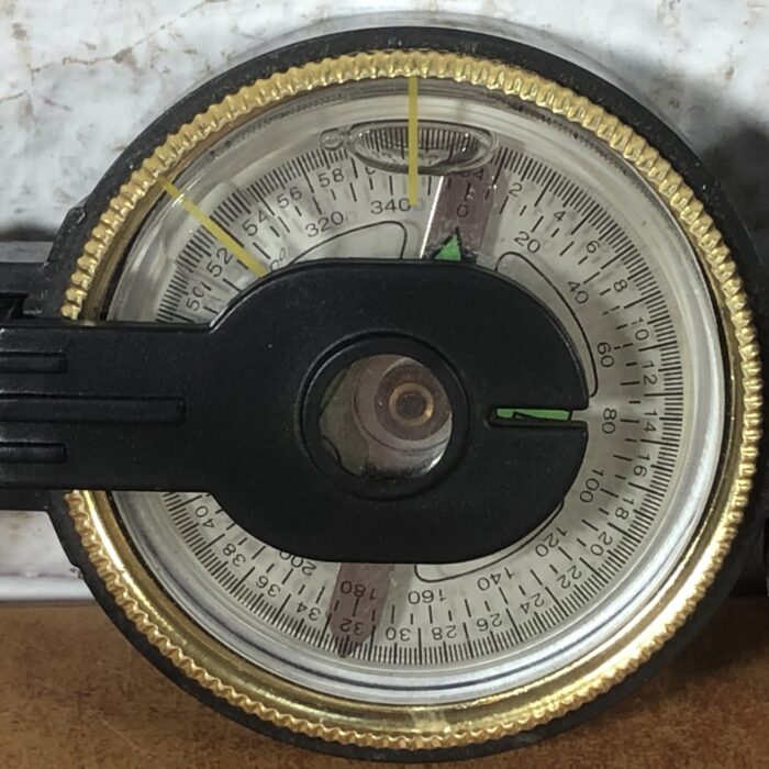Vintage Engineer's Compass in Leather Case - Image 4