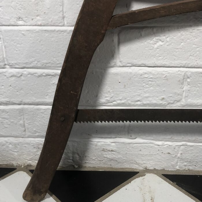Vintage Wooden Bow Buck Cross Cut Hand Saw - Image 3