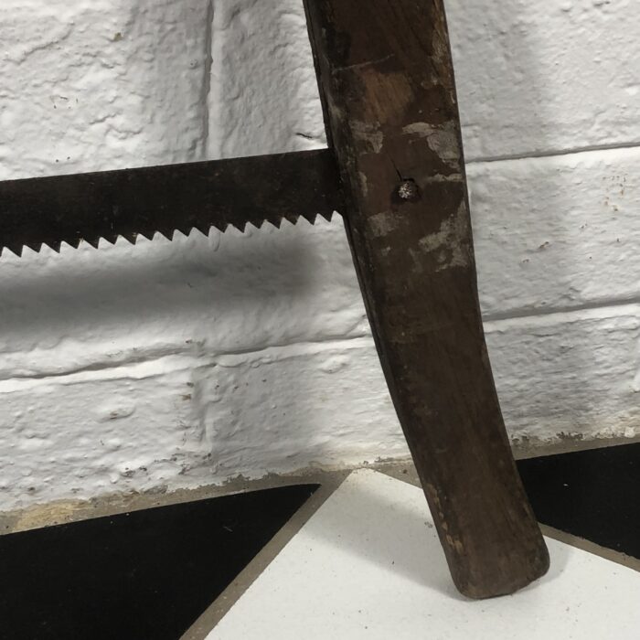 Vintage Wooden Bow Buck Cross Cut Hand Saw - Image 7