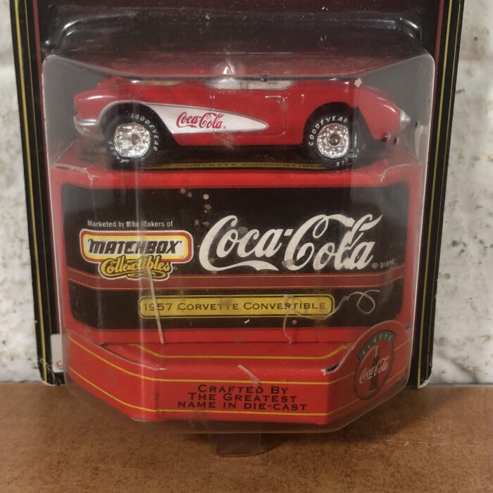Coca Cola Matchbox 1957 Corvette Convertible Model - Image 4