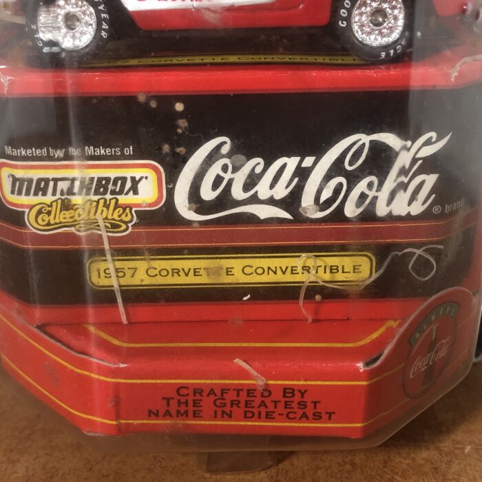 Coca Cola Matchbox 1957 Corvette Convertible Model - Image 5
