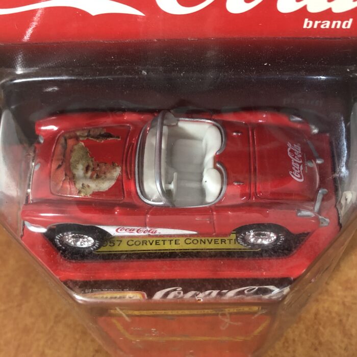 Coca Cola Matchbox 1957 Corvette Convertible Model - Image 3