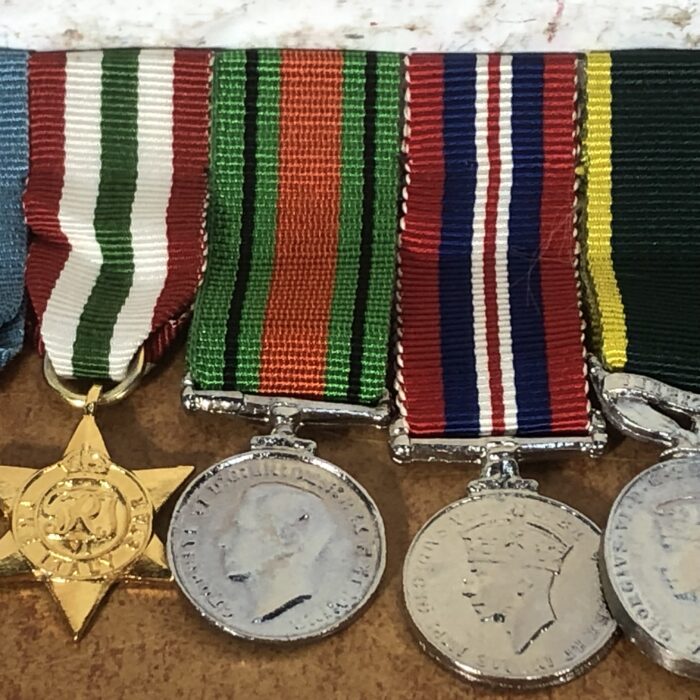 Vintage WW2 Military Medals Set (Miniature) - Image 3