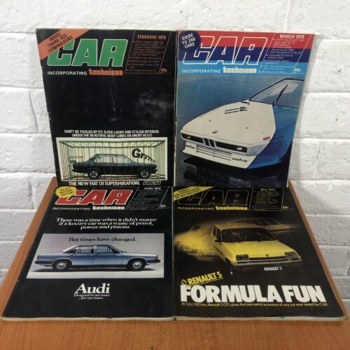 Vintage 1979 CAR Magazines