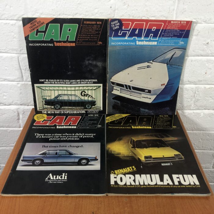 Vintage 1979 CAR Magazines