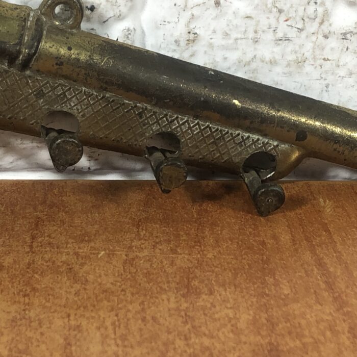 Vintage Brass Flintlock Pistol Themed Key Holder - Image 5